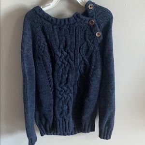 Boys sweater with button detail